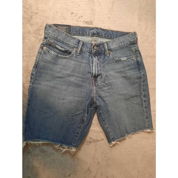 Abercrombie & Fitch size 29 Mens Cut Off Style Jean Shorts - Picture 1 of 3